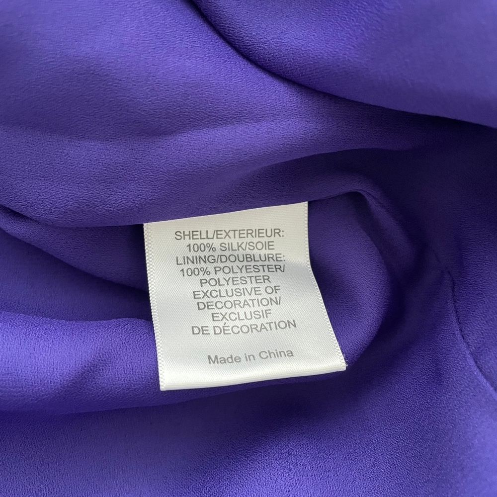 Tory Burch Purple Ruffle Dress - Picture 6 of 6